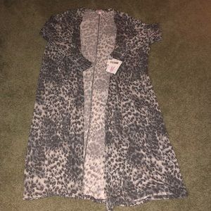 NWT lularoe Sarah Gray leopard